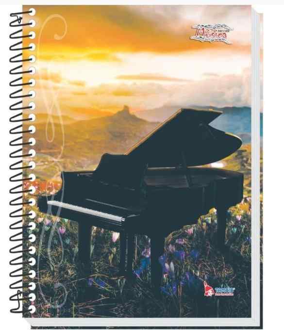 CADERNO MUSICA C.D. TAMOIO 100FLS
